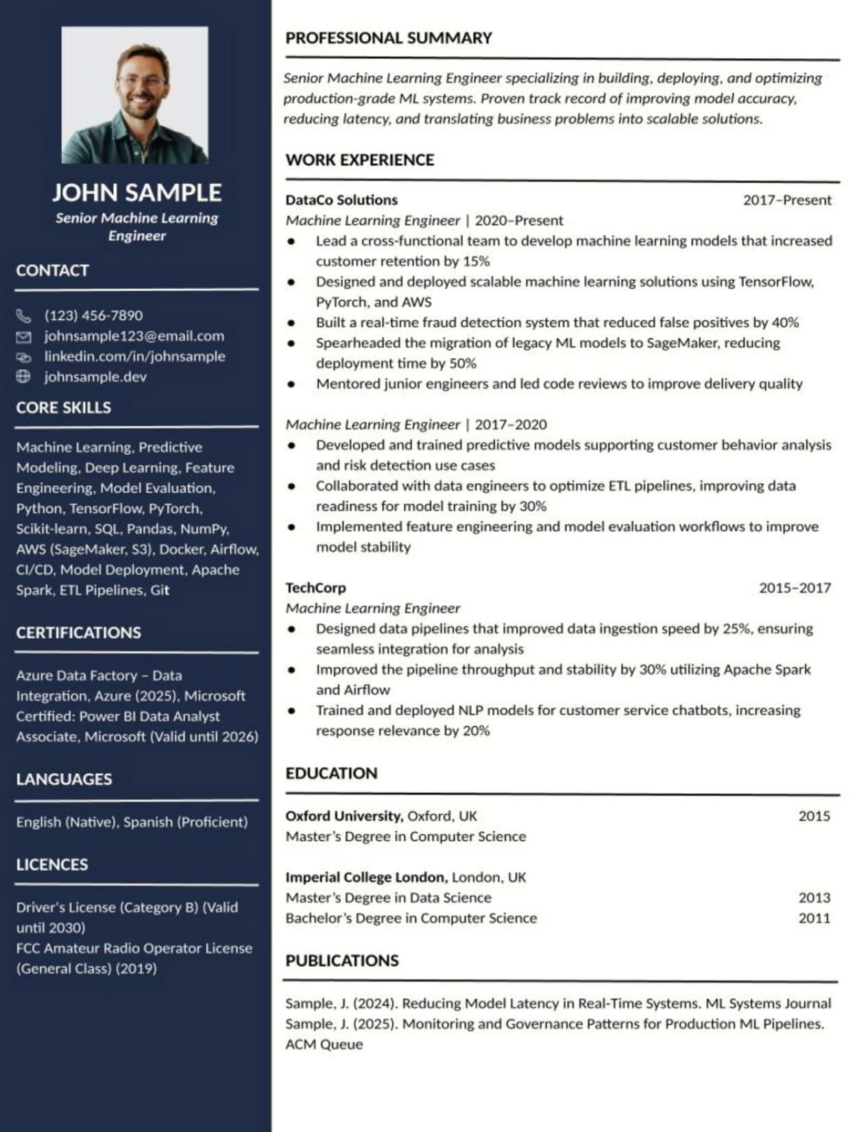 Creative resume template