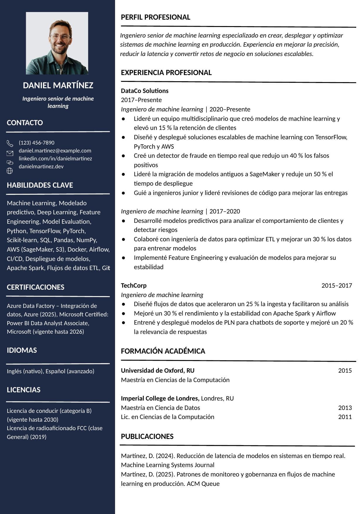 Creativa resume template